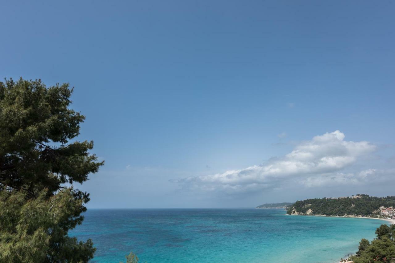 #Luxlikehome - Azure Sea View House Siviri Exterior foto