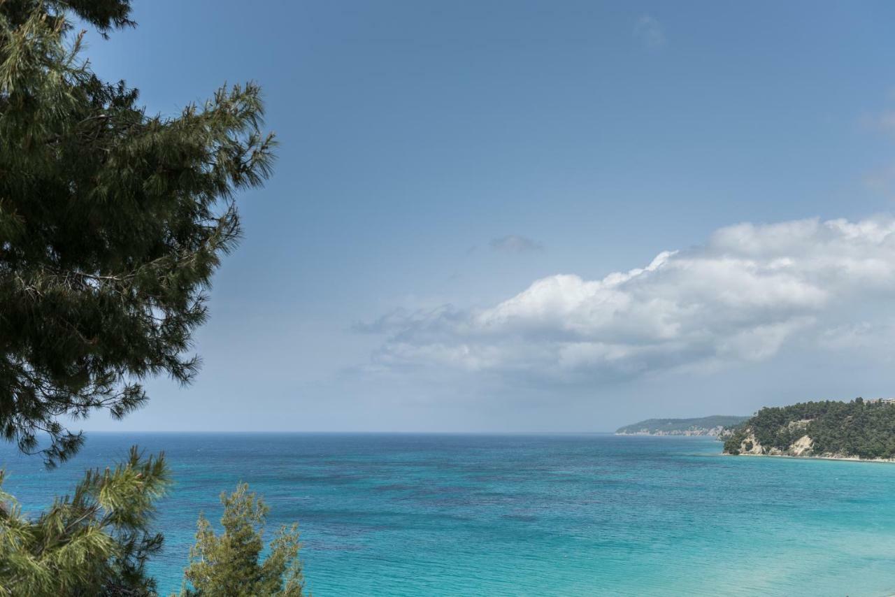 #Luxlikehome - Azure Sea View House Siviri Exterior foto