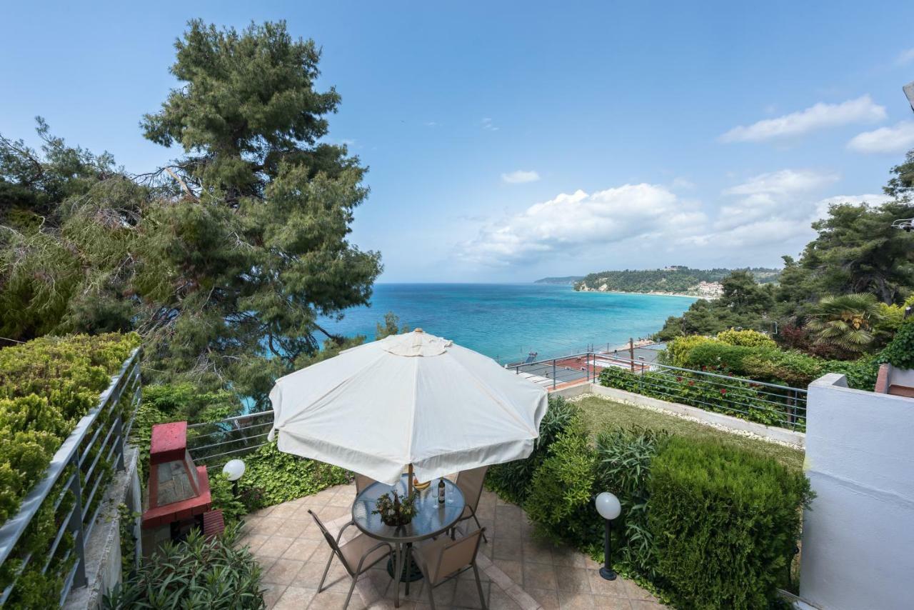 #Luxlikehome - Azure Sea View House Siviri Exterior foto